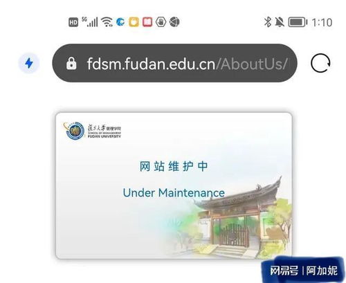 复旦大学管理学院 网站维护中